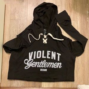 Violent gentleman unite hoodie.